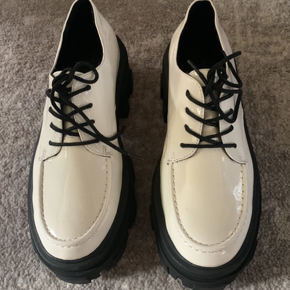 BRAND NEW ASOS WHITE Lace up Loafers 👞 - Picture 5 of 10
